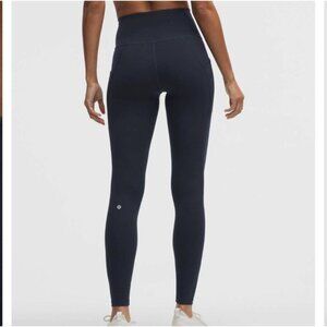 NWT Lululemon Wunder Train 28" Pockets 2 High-Rise Tight True Navy NEW Leggings